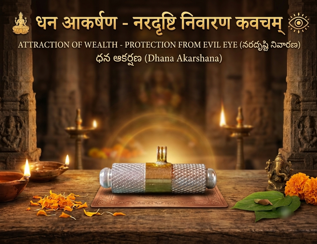 Dhanaakarshana Naradrusti Nivaarana Kavacham